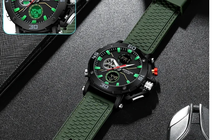 Um dos diferenciais do SANDA 3350 é a possibilidade de troca fácil da pulseira